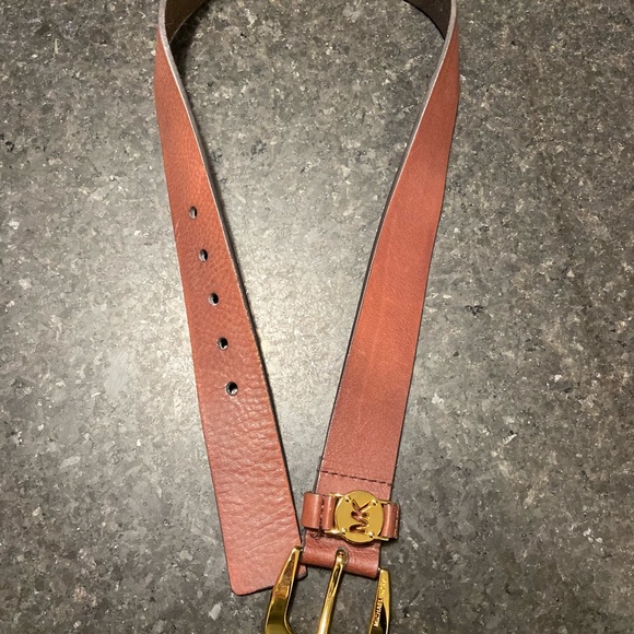 Michael Kors Cognac Gold Belt - Picture 3 of 3